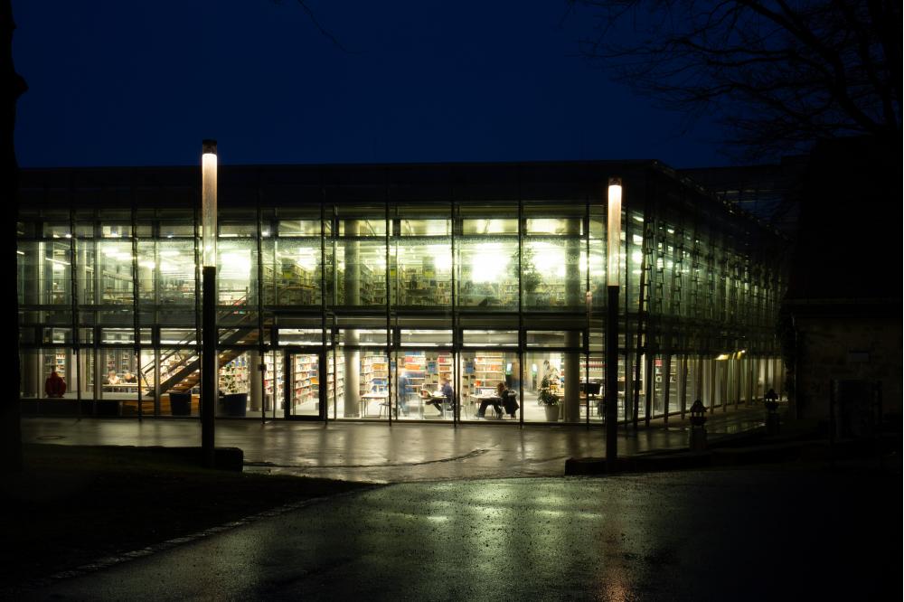 Schwebende Lichtlinien